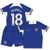 Conjunto (Camiseta+Pantalón Corto) Chelsea Nkunku 18 Primera Equipación 23-24 - Niño